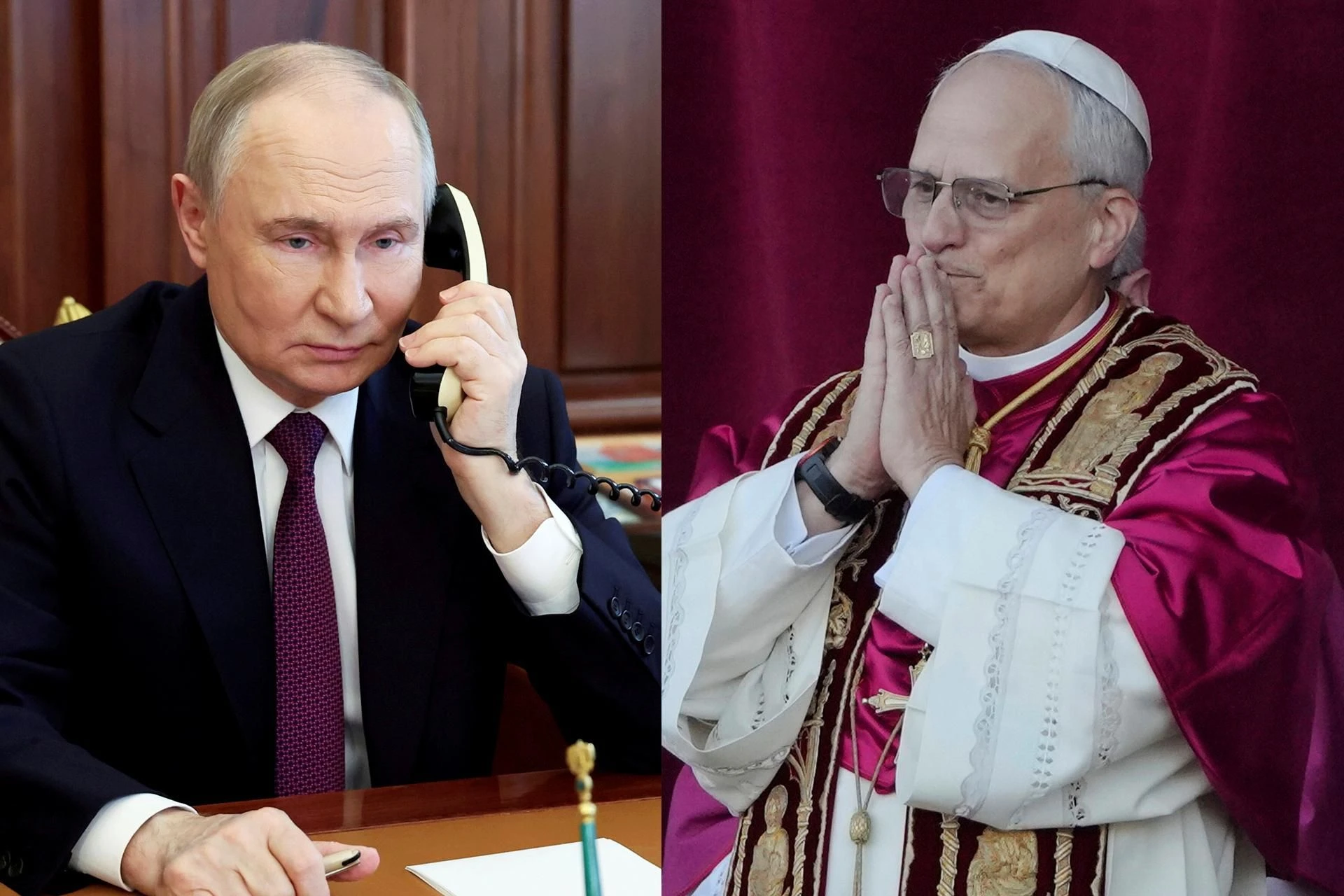 WYKONAŁ KOLEJNY TELEFON Putin rozmawiał telefonicznie z papieżem Leonem XIV. Tematem wojna w Ukrainie