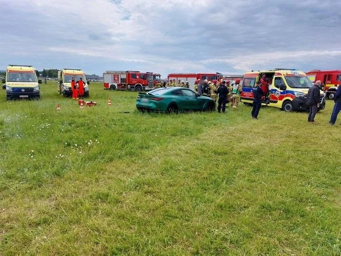 Wypadek w Krośnie 14 osób w szpitalu. Policja ma apel do świadków