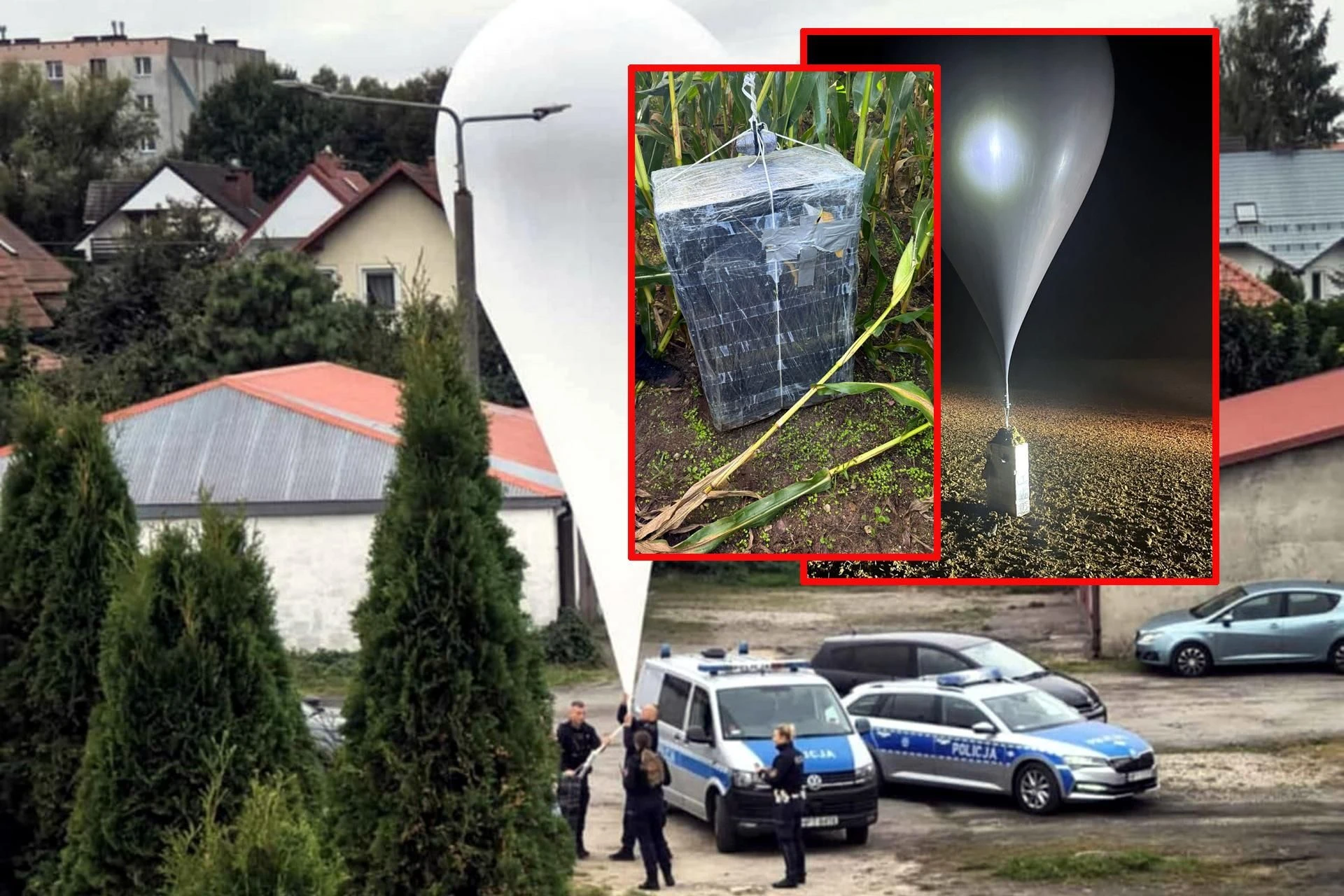 Co się dzieje?! Tajemnicze balony spadły na Warmii i Mazurach. Nowa metoda przestępców