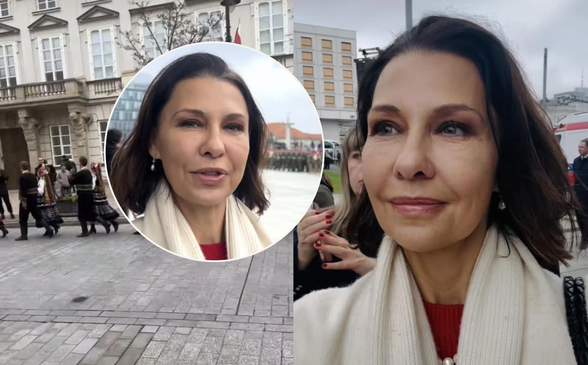 Elegancko Anna Popek cała na biało i czerwono! Tak prezentowała się podczas Narodowego Święta Niepodległości