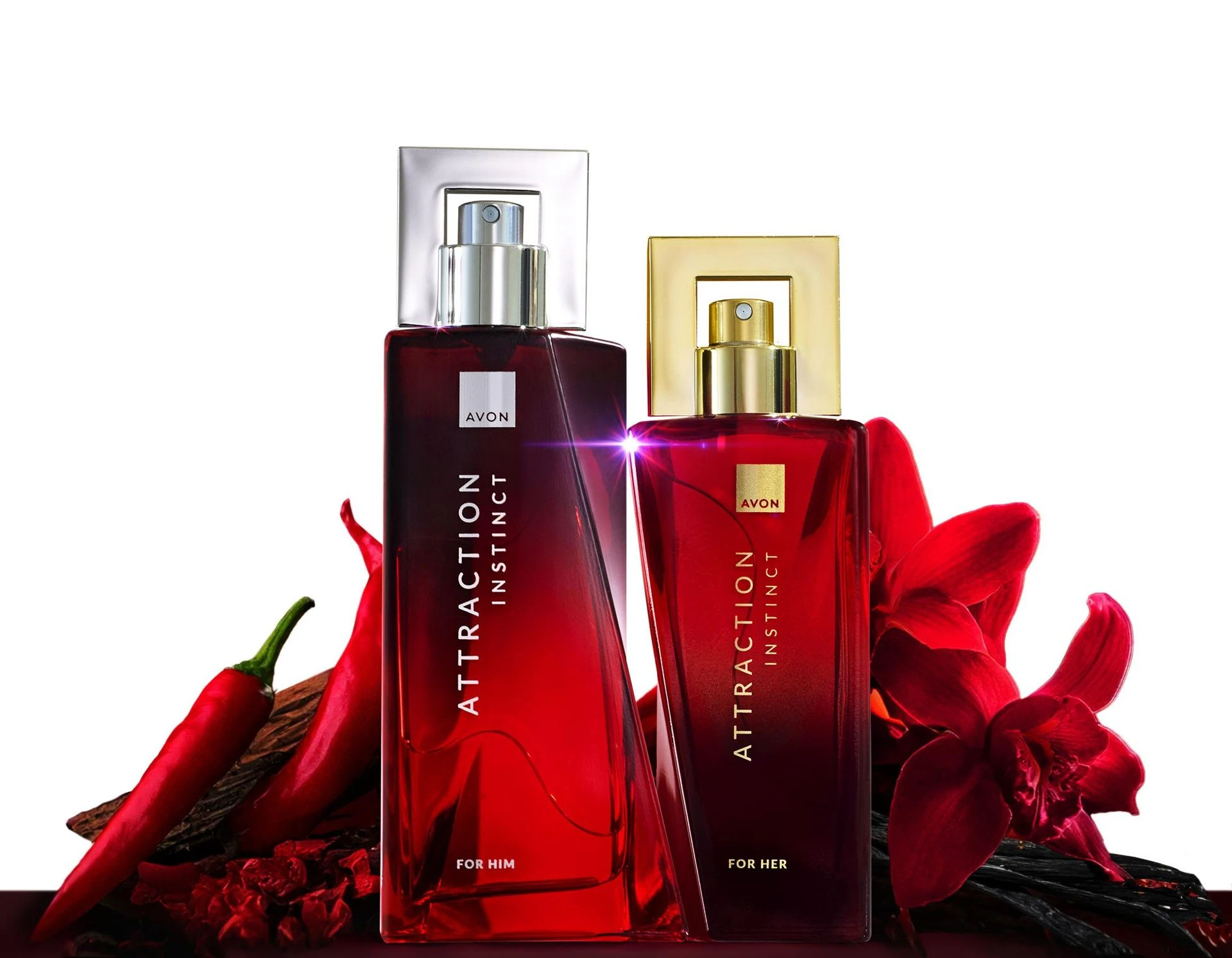 Strefa perfum Nowe Attraction Instinct od Avon – zmysłowy duet zapachów, który rozpala pragnienie