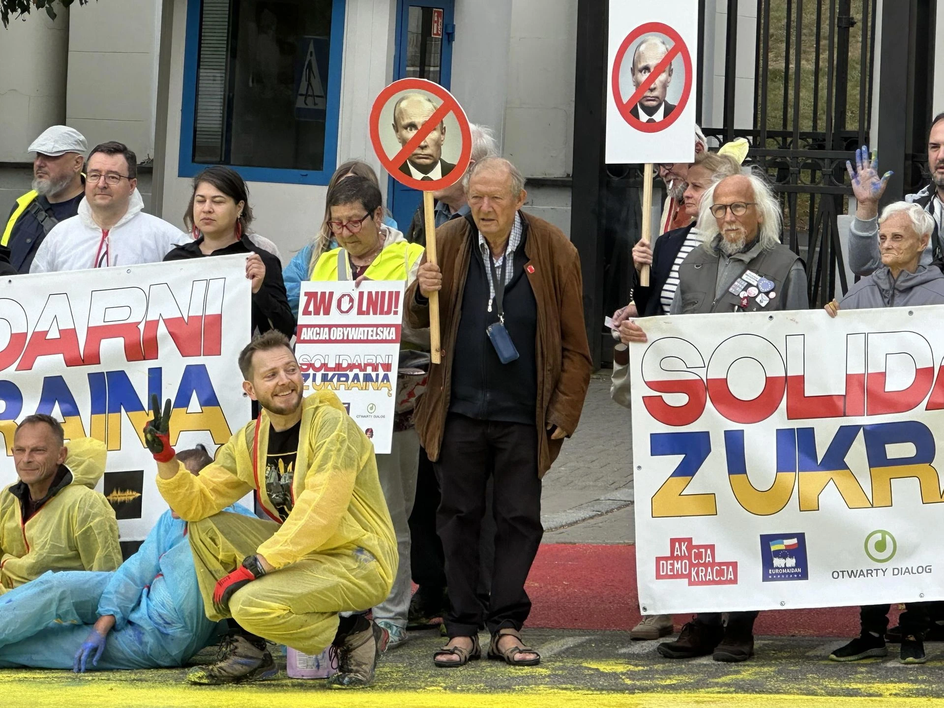 PROTEST Żółto-niebieska 