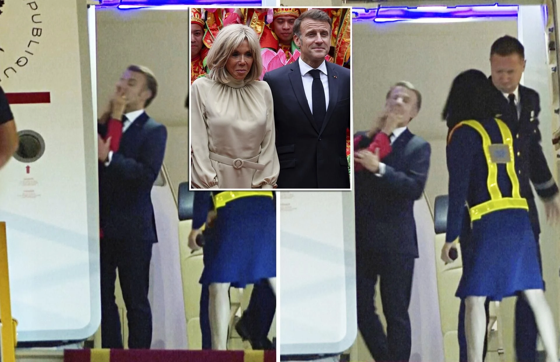 Tak to tłumaczą Prezydent dostał w twarz od żony! Kłótnia kochanków? Zobaczył to cały świat