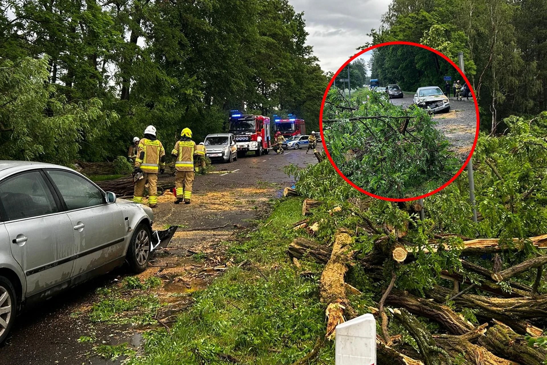 Uwaga na pogodę! Burze nad Polską. Ponad 400 interwencji strażaków. Wśród rannych 11-letni chłopiec