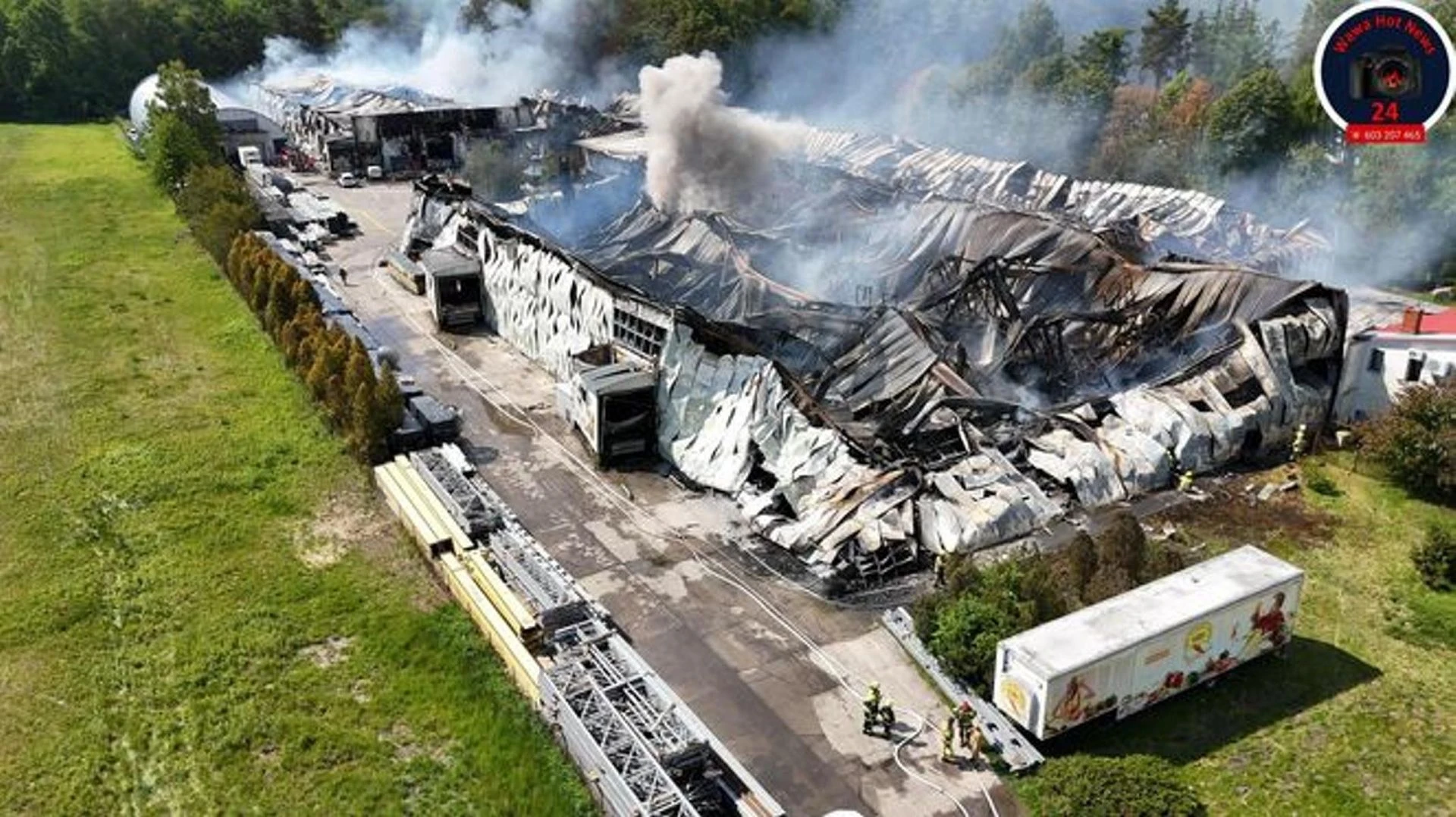 POWOŁALI SPECJALNY ZESPÓŁ Zrobili tak przy Marywilskiej, zrobią i teraz. Gigantyczny pożar hali pod Warszawą