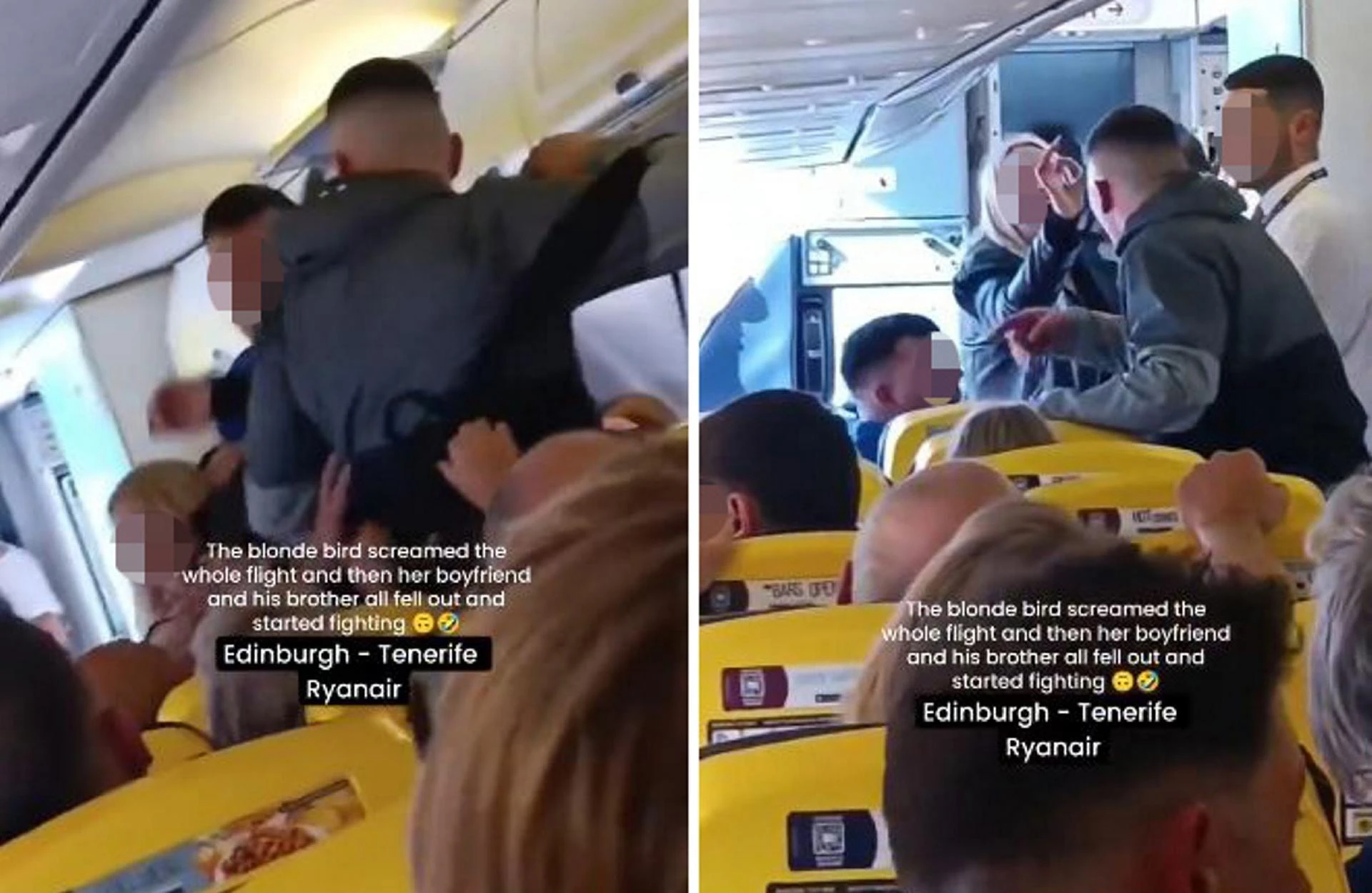 Mamy wideo Bijatyka w samolocie! Pijani pasażerowie oszaleli, wszystko się nagrało