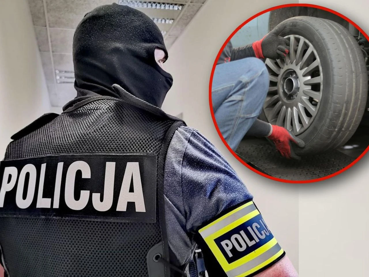 Policjanci w akcji Kradła koła z samochodów i sprzedawała w warsztatach. 