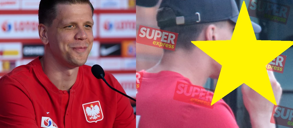 Wojciech Szczęsny z papierosem w ustach przed meczem Euro Polska - Hiszpania [PAPA...
