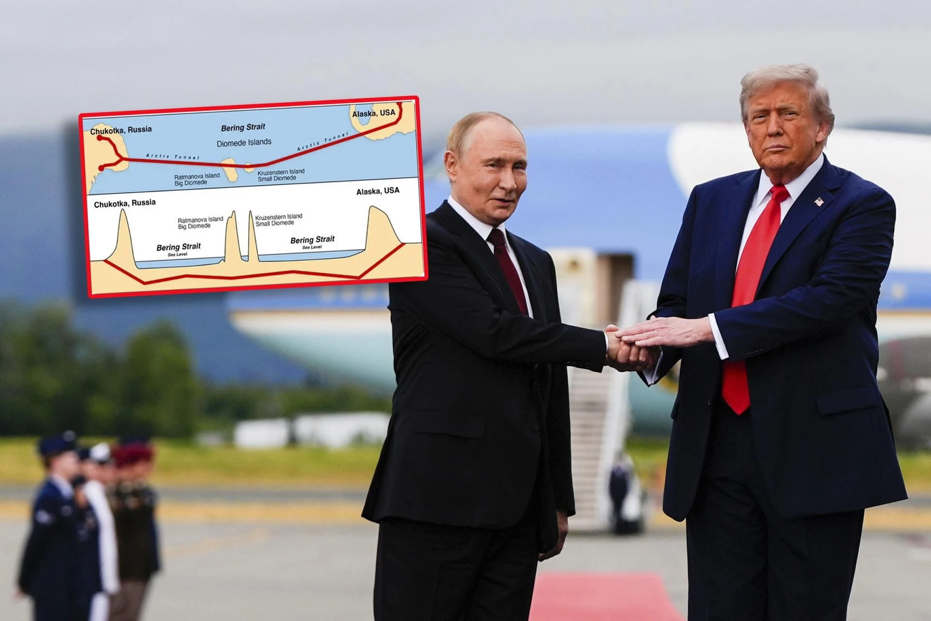 O co chodzi?! Tunel między Rosją a USA? Donald Trump zabrał głos