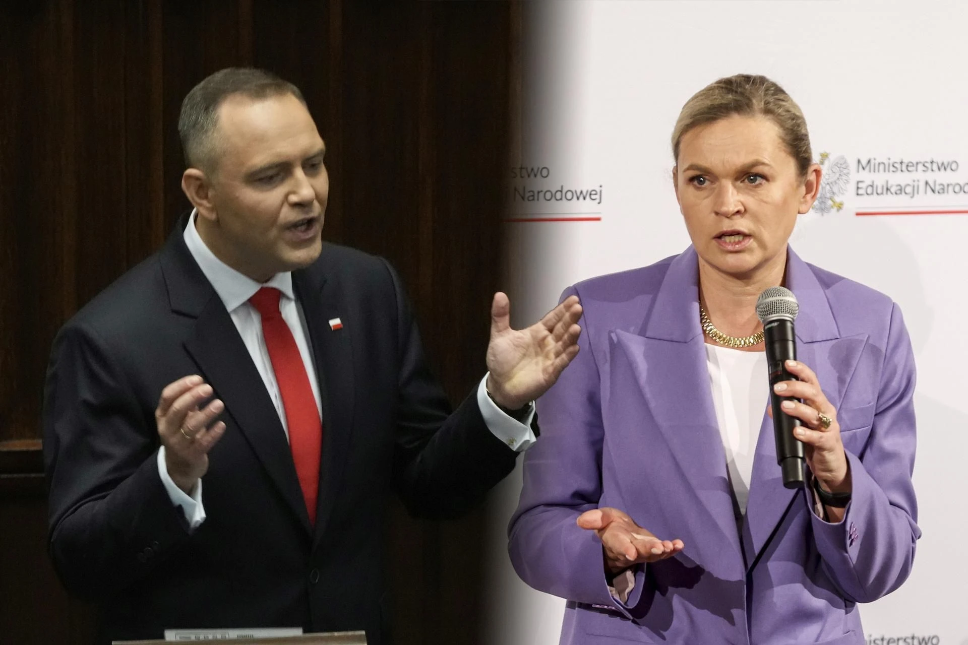Nowacka kontra Nawrocki Nawrocki odpowiada na słowa Nowackiej