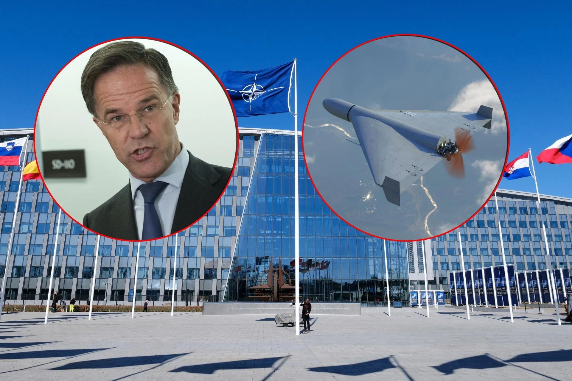 Obrona NATO Rosyjskie drony wleciały do Polski. Reakcja NATO zaskakuje