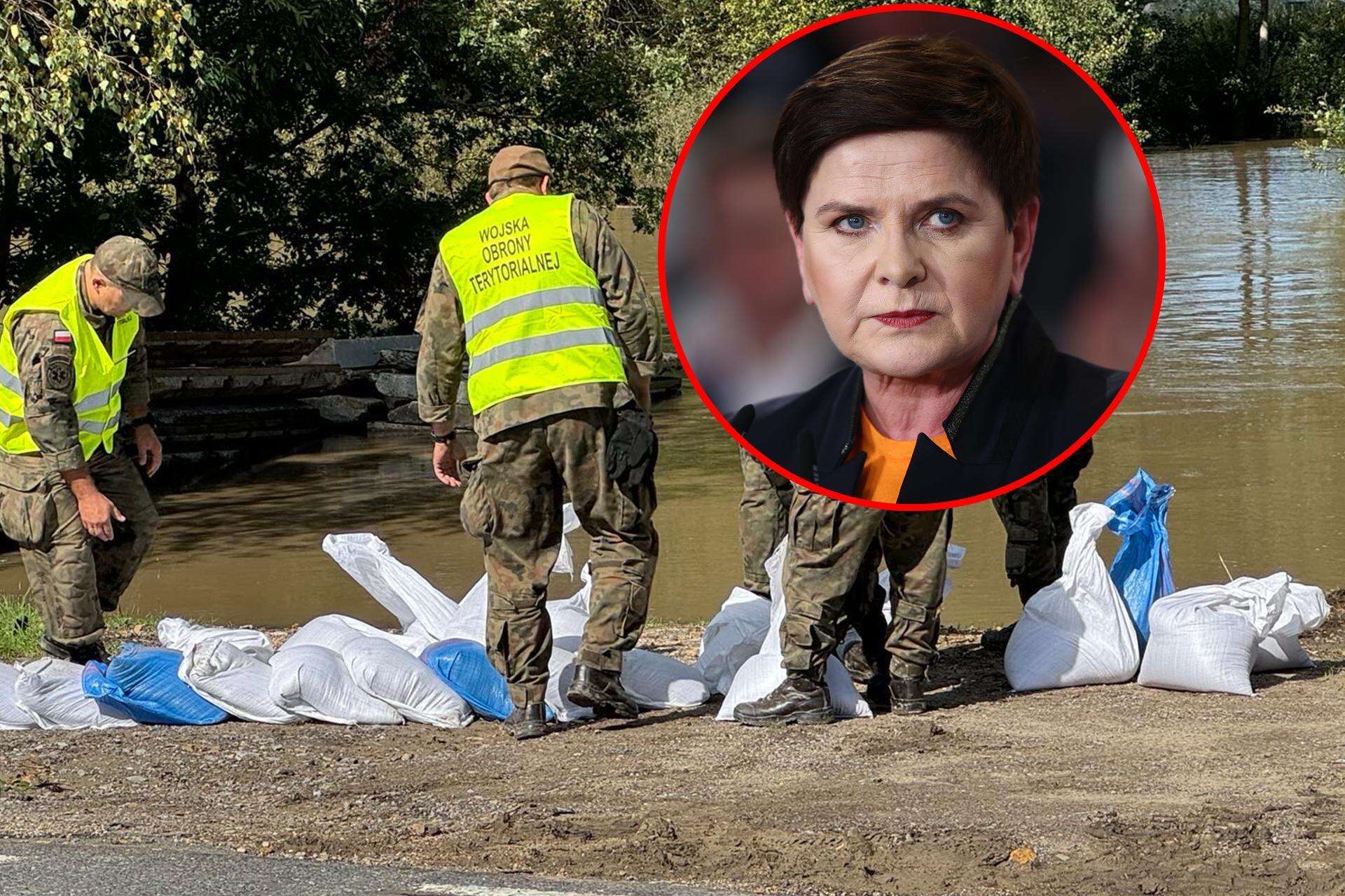 W tej gminie była burmistrzem Brzeszcze pod wodą! Beata Szydło reaguje. Poruszające słowa