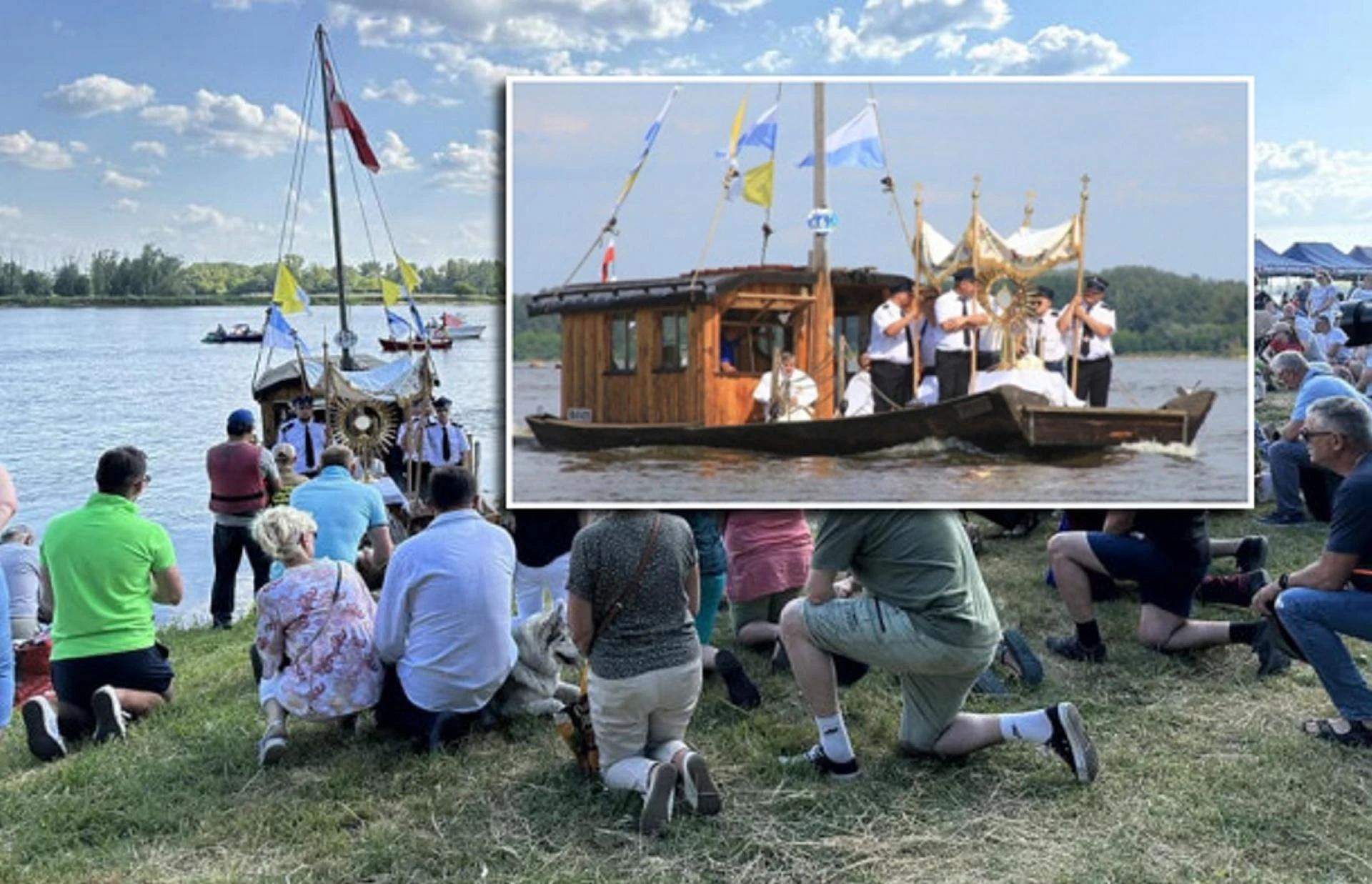 COŚ NIESAMOWITEGO! Jedyne takie wydarzenie w Polsce. Procesja Bożego Ciała popłynie Wisłą