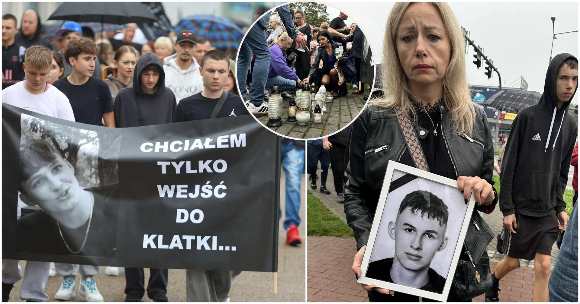 Marsz milczenia w Elblągu Setki osób upamiętniły Oliwiera. 20-latek zmarł po interwencji policji. 