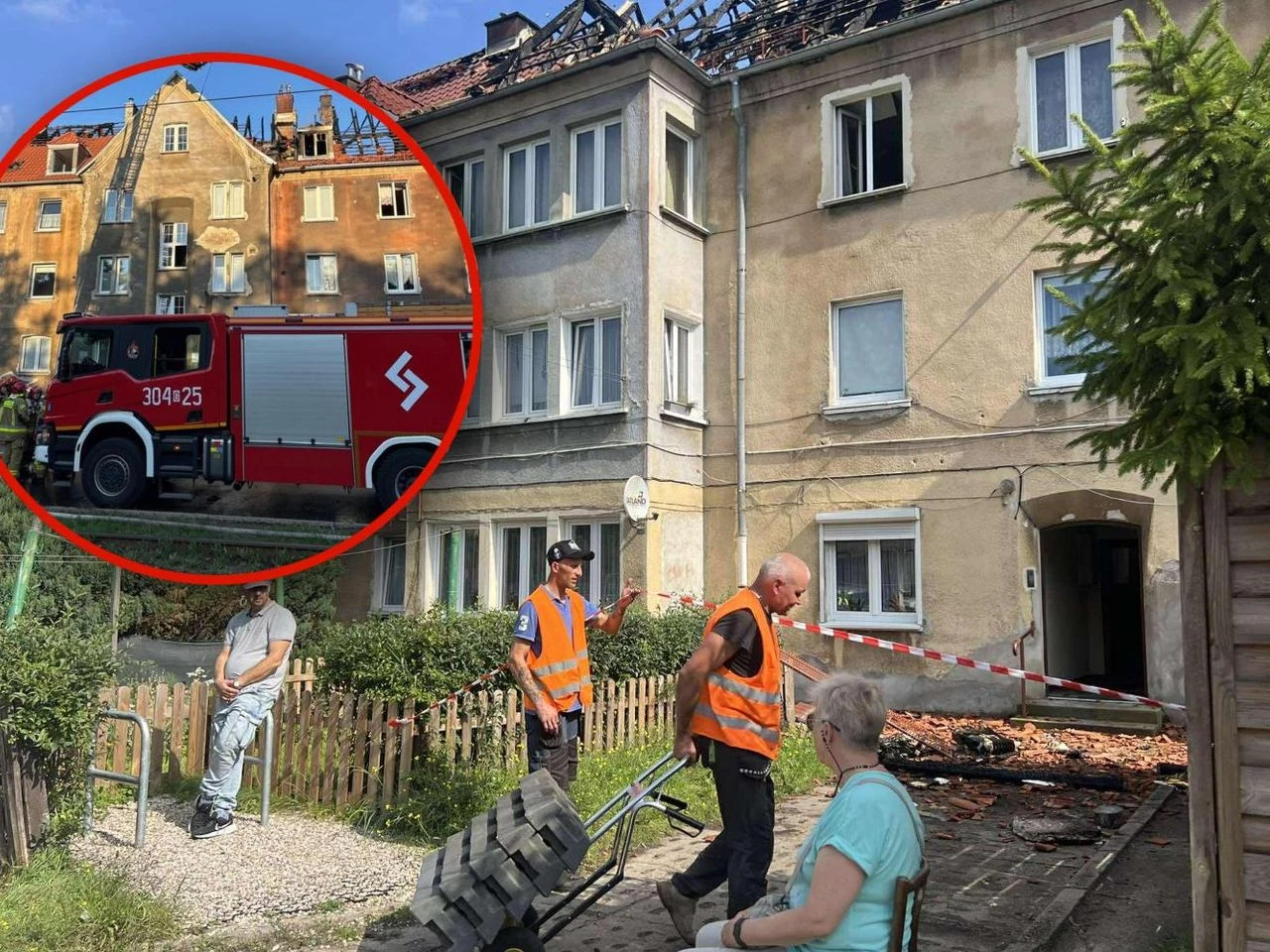 Pożar Pożar w kamienicy przy ul. Hallera. Mieszkańcy rozgoryczeni działaniami miasta. 