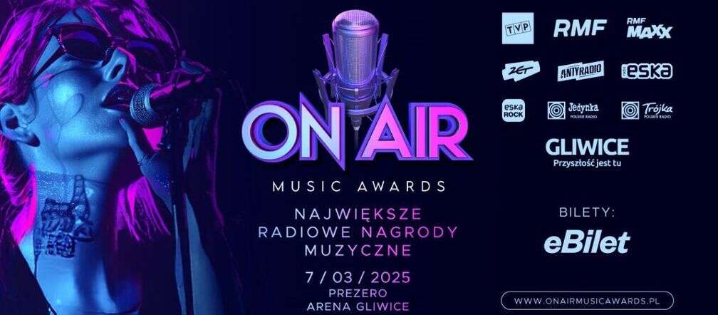 Już dziś! On Air Music Awards 2025: Kto wygra? Lista nominowanych, gwiazdy, transmisja na żywo