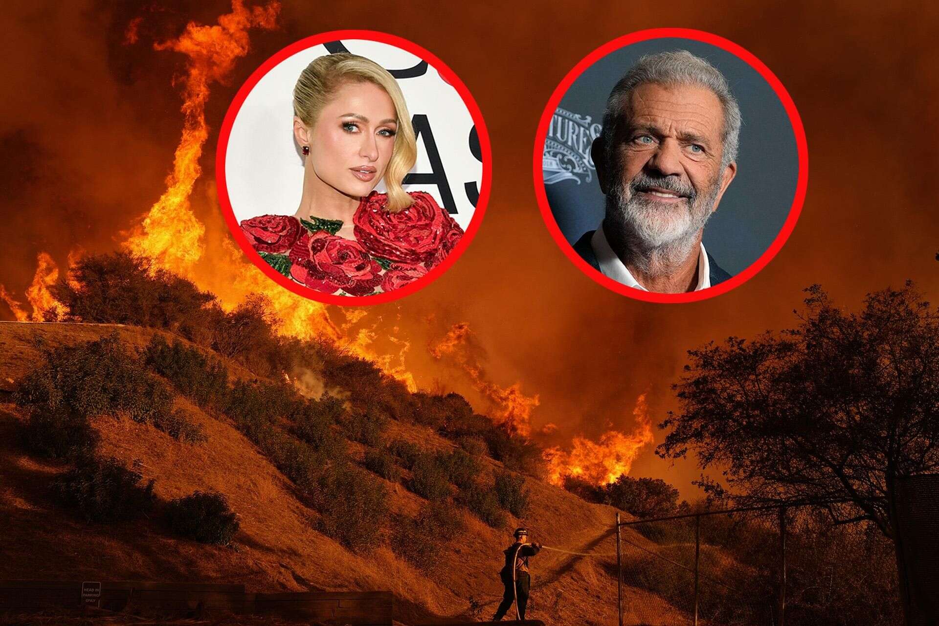 Wielka strata Paris Hilton, Mel Gibson i wiele innych gwiazd straciło swoje domy. Wille byly warte…