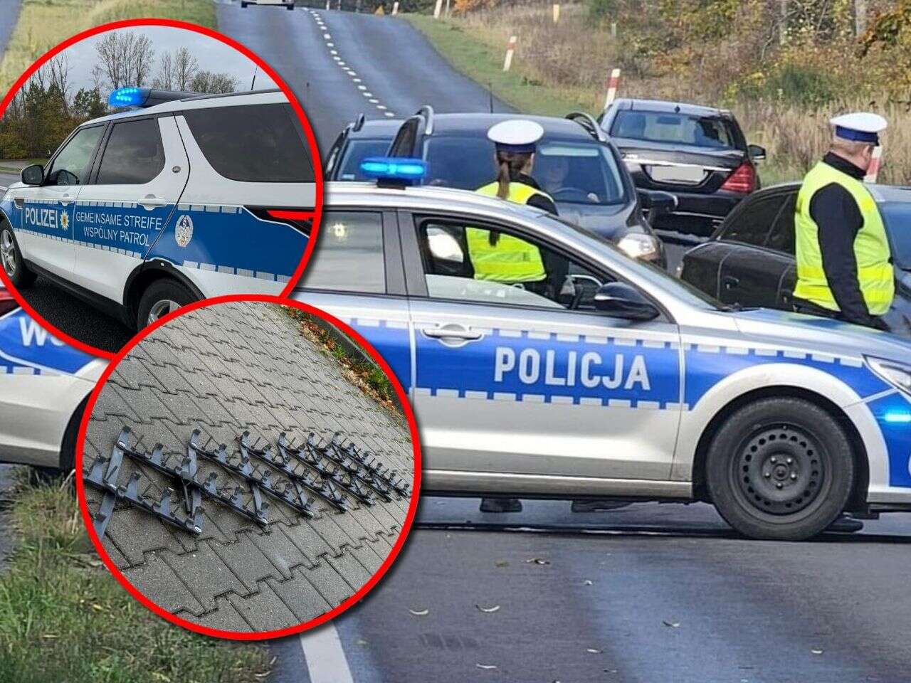 Policjanci w akcji Napad na bank w Berlinie, transgraniczny pościg i kolczatki na drodze. Akcja jak z f…