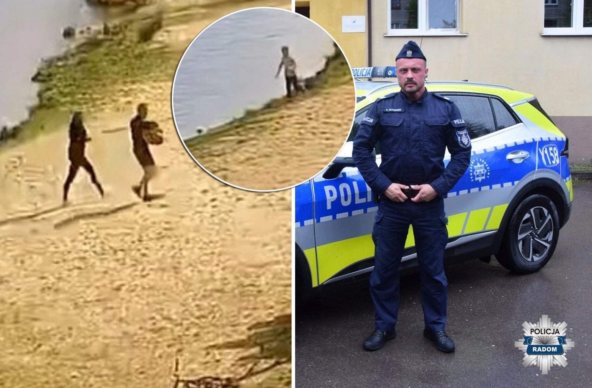 MOGŁO SKOŃCZYĆ SIĘ TRAGEDIĄ Uratował dwóch tonących chłopców. Służby udostępniły mrożące krew w żyłach nagranie