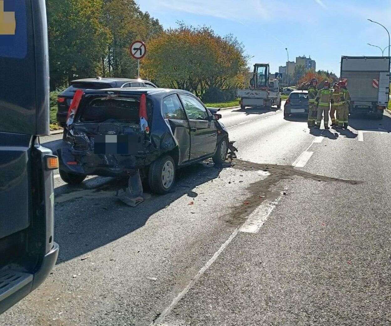 Wypadek Karambol w Rzeszowie. Zderzyły się 4 samochody. Są ranni