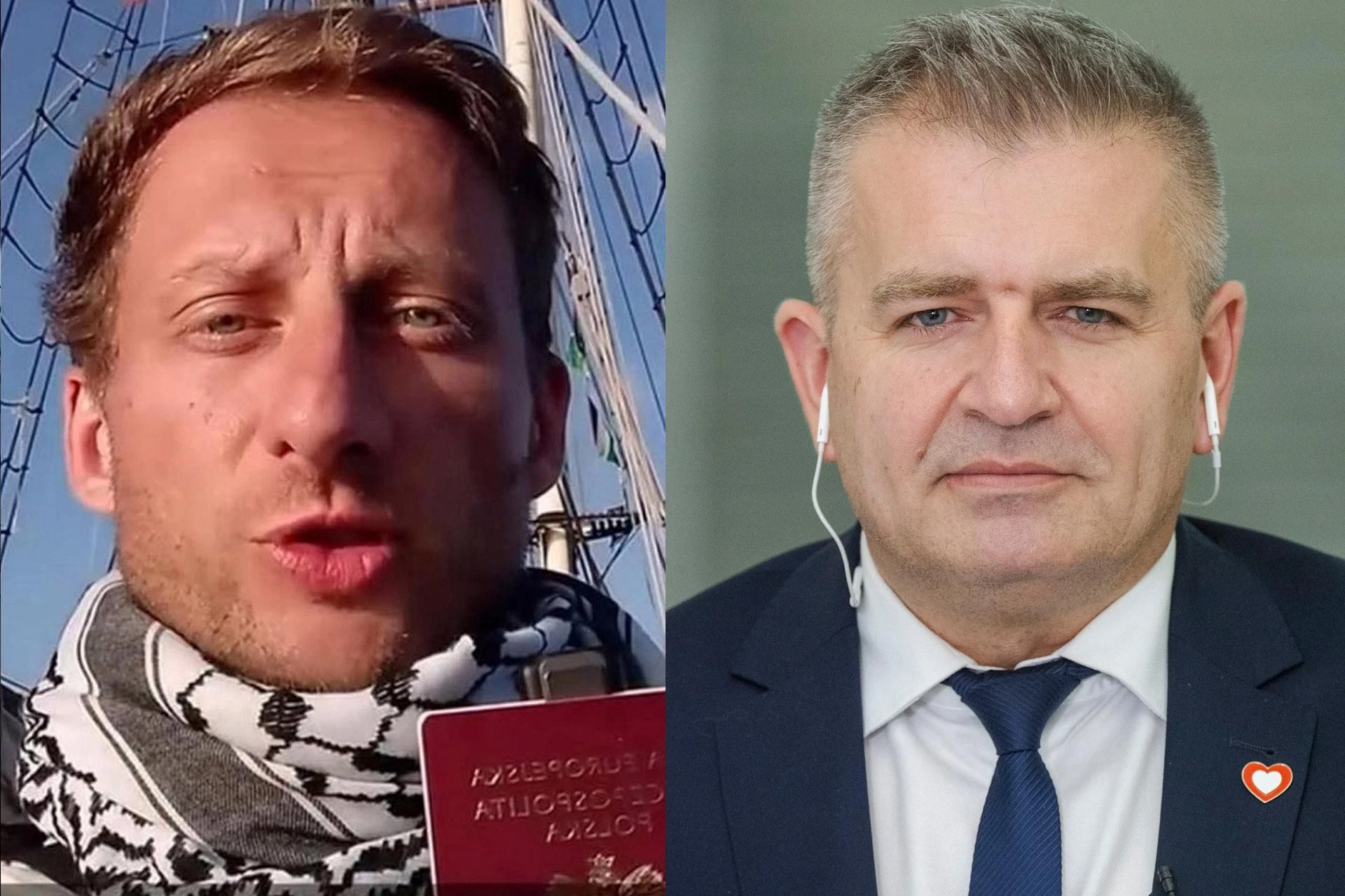 Dramat posła pomagającego Palestyńczykom Sterczewski zatrzymany, KO się dystansuje. „To była jego decyzja”