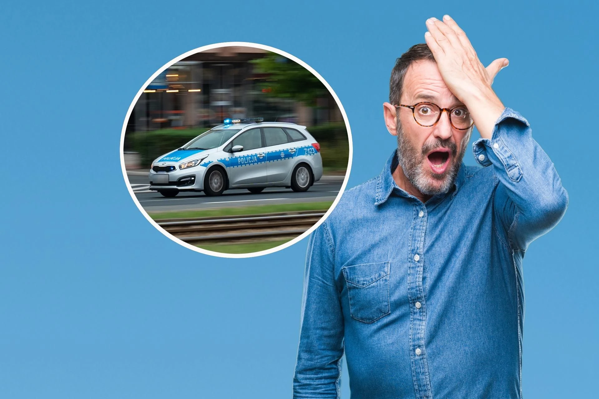 to nie żart Furiat pogryzł radiowóz! Oderwał zębami fragment drzwi