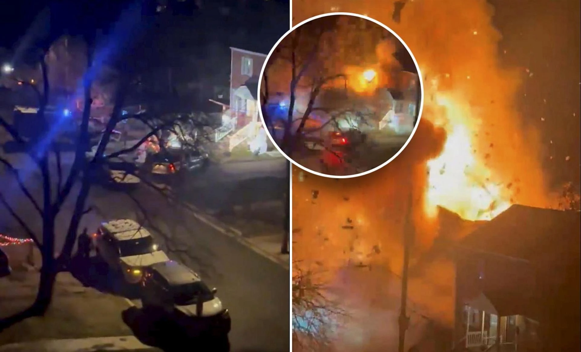 Koszmar! Dom wyleciał w powietrze podczas interwencji policji. Szokujące wideo!