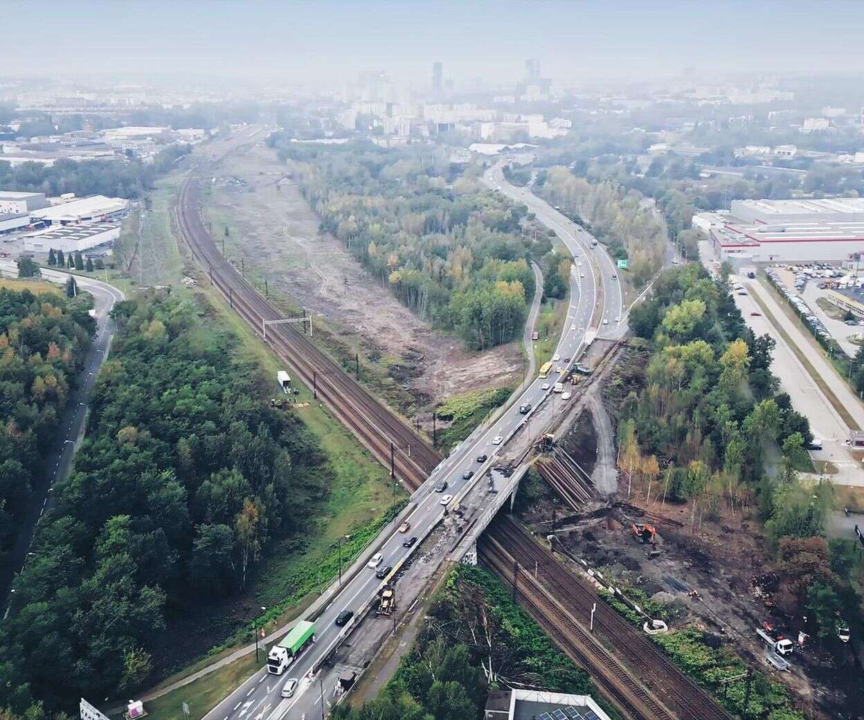 Ruda Śląska przekreśliła plany Katowic Komunikacyjny chaos w Katowicach. Prezydent nie zgadza się na objazd przez las