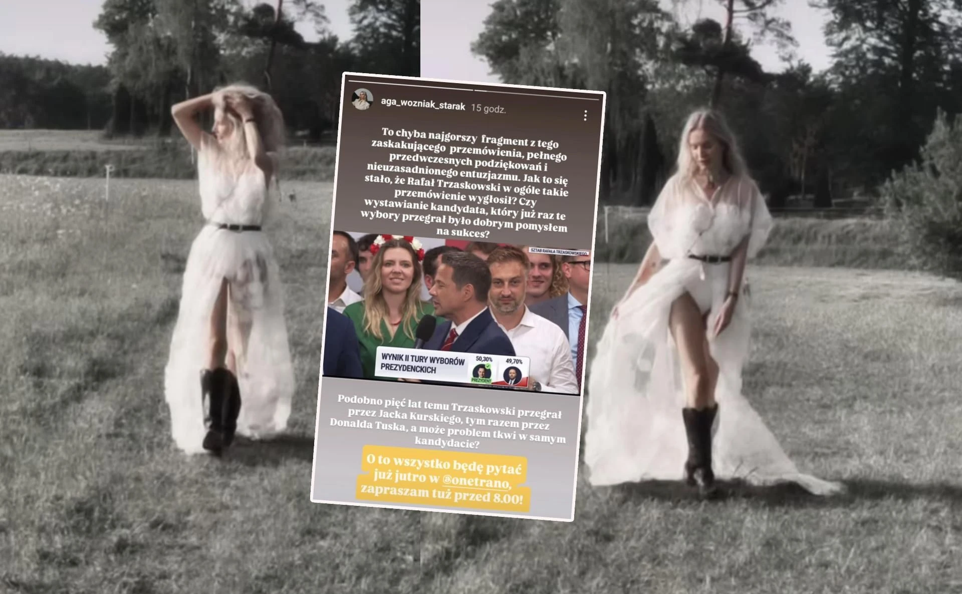 Nie mogła uwierzyć Agnieszka Woźniak-Starak w body i 
