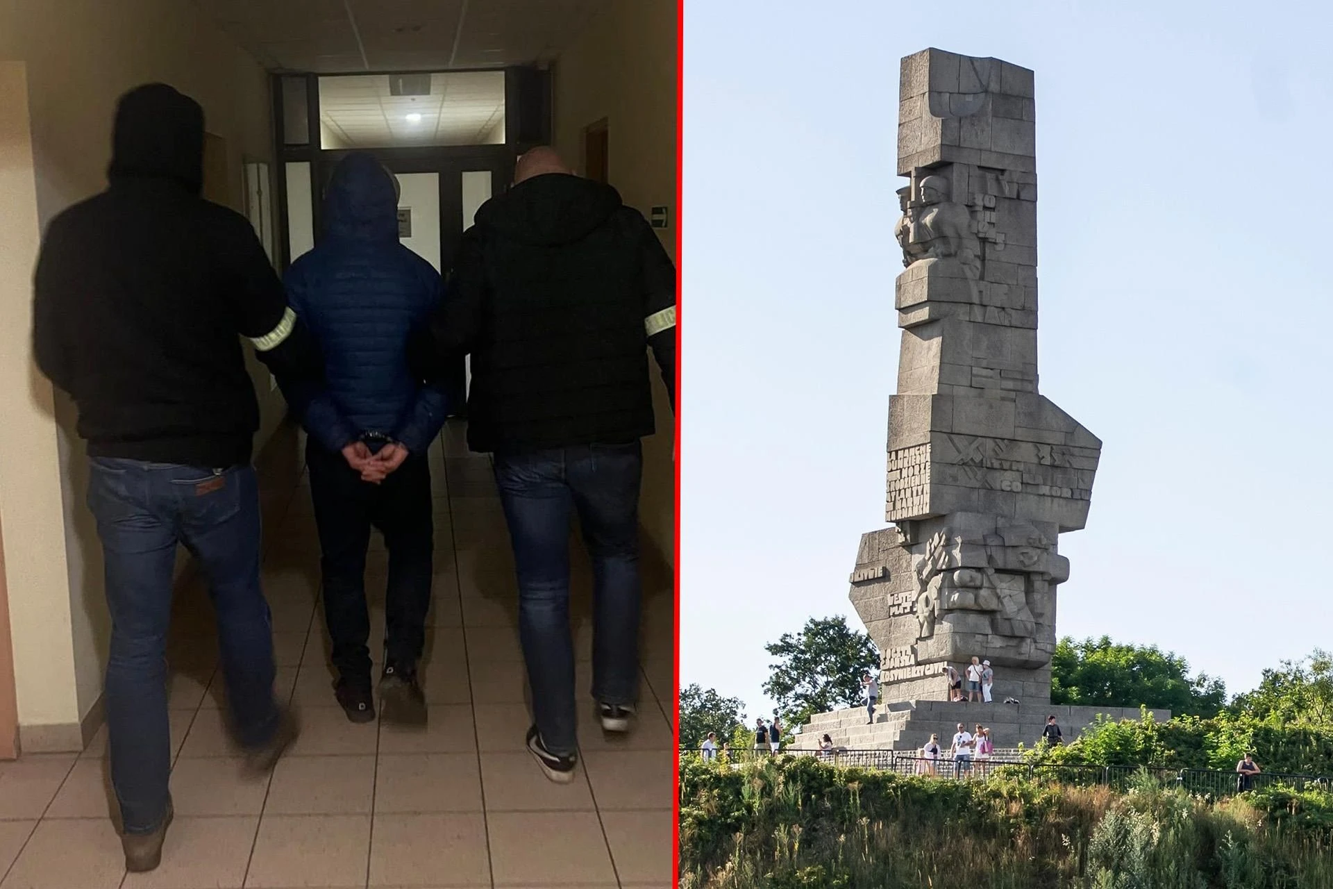 Są zarzuty dla mężczyzny Znieważanie flag na terenie Westerplatte. 41-latek zatrzymany! Tak się tłumaczył [ZD…