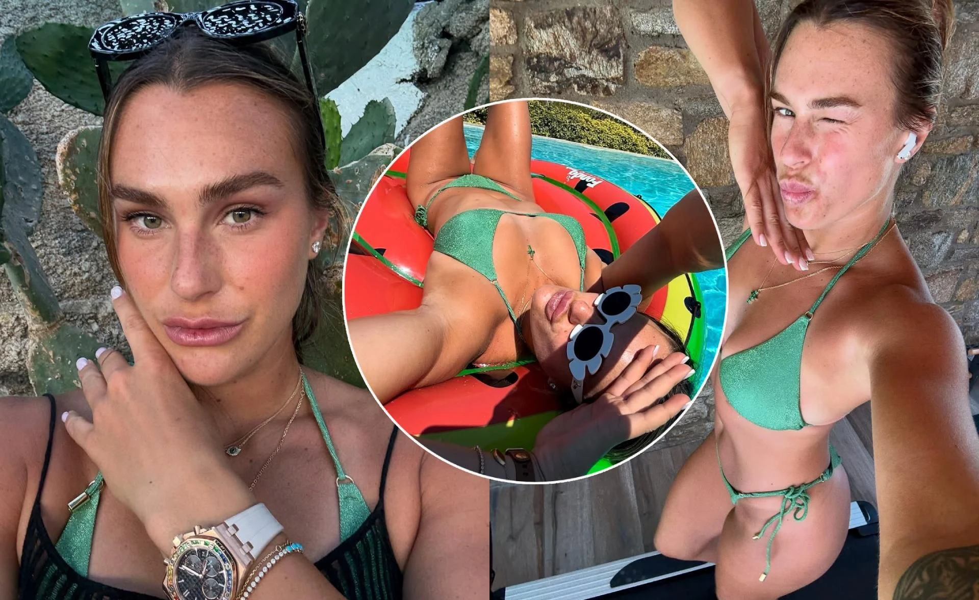 Nowe zdjęcia. Gorąco! Największa rywalka Igi Świątek w bikini! Aryna Sabalenka poza kortem wygląda jak mil…