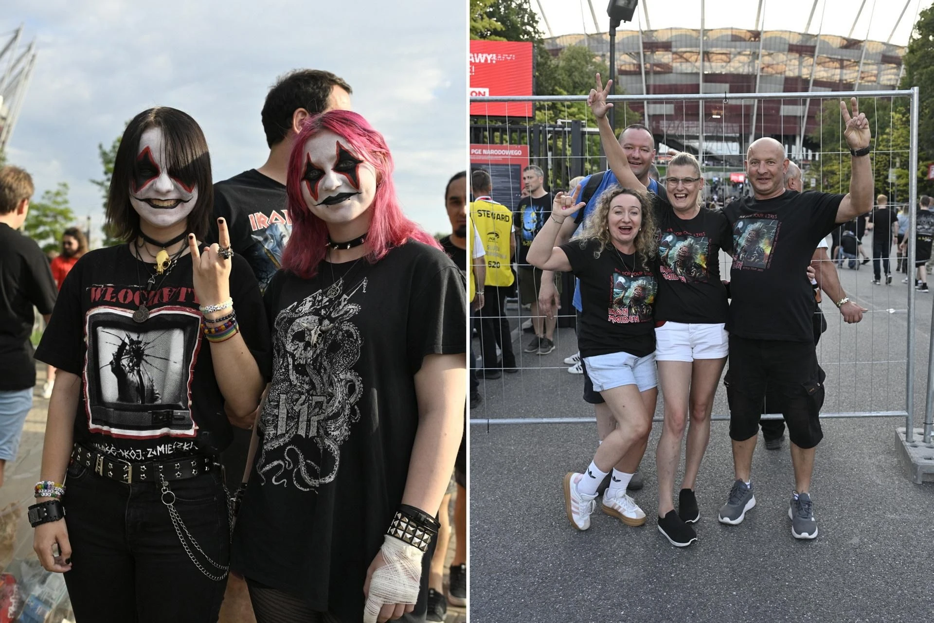 Mamy zdjęcia Tysiące fanów Iron Maiden zjechało do Warszawy. Mamy zdjęcia