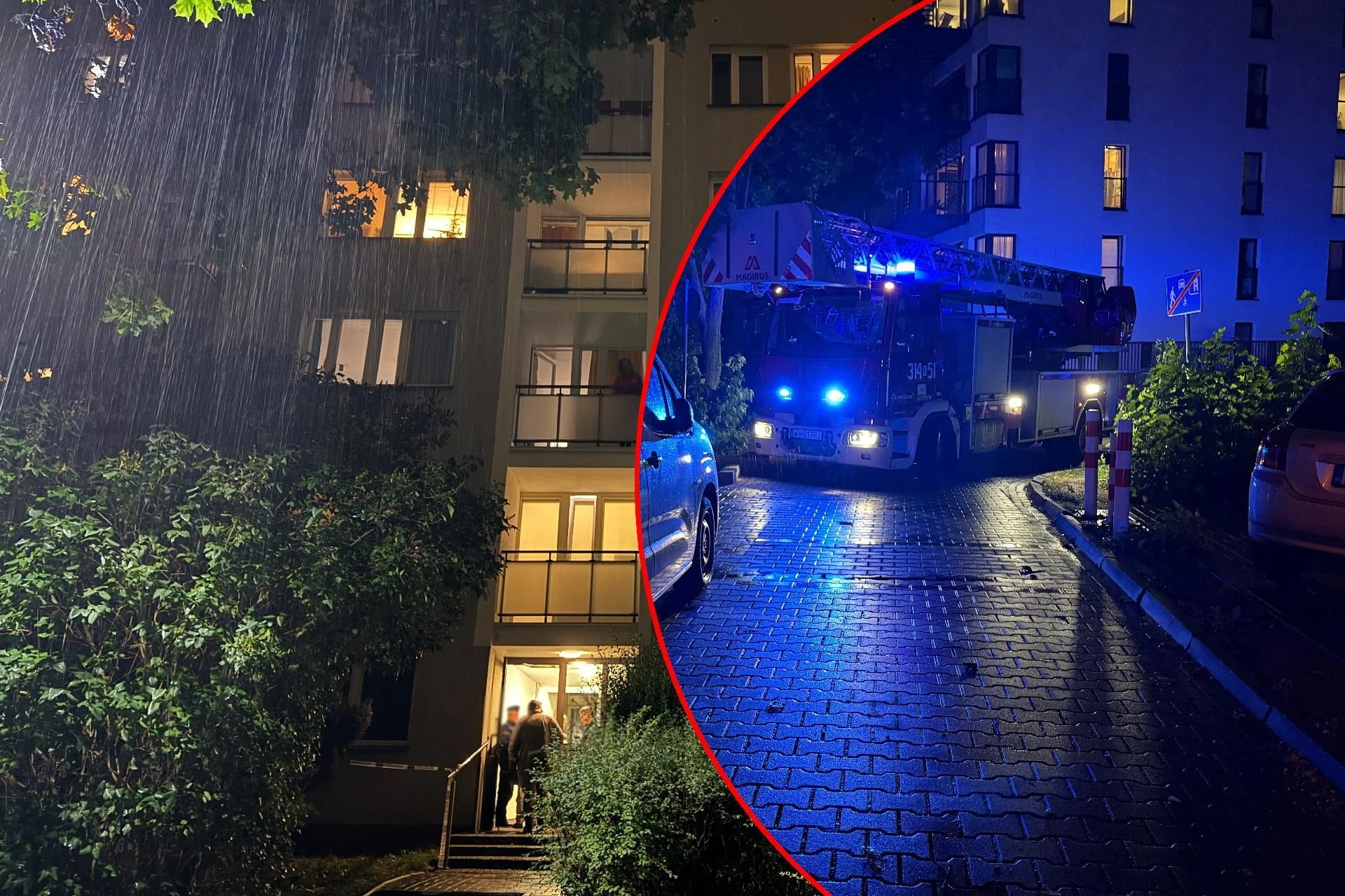 KOSZMARNY POŻAR Z mieszkania na Mokotowie wydobywał się dym. W środku znaleziono ciało mężczyzny