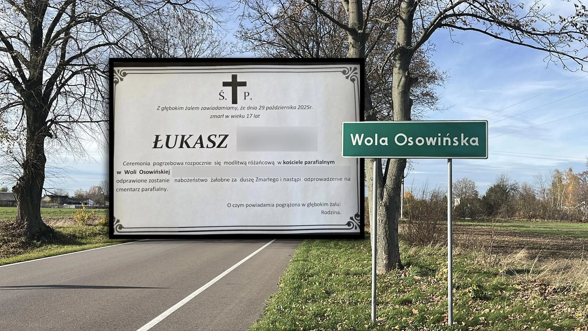 TRAGEDIA W WOLI OSOWIŃSKIEJ „Przepraszam mamo, nie chciałem”, szeptał 13-latek po ataku. Znamy szczegóły pogrzebu