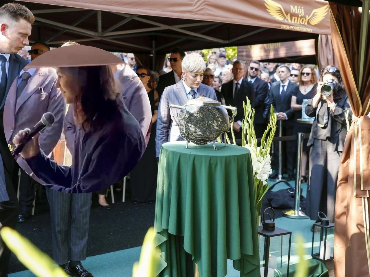Bez ściemy Pogrzeb Stanisława Sojki. Nagle długowłosy wnuk chwycił za mikrofon i wypalił o kontaktach z dziadkiem. Nie owijał w bawełnę