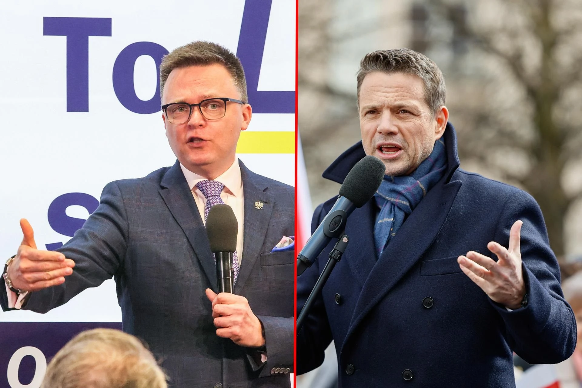 druga debata w końskich „Nie rozumiem zmiany postawy Rafała” Hołownia zaatakował Trzaskowskiego