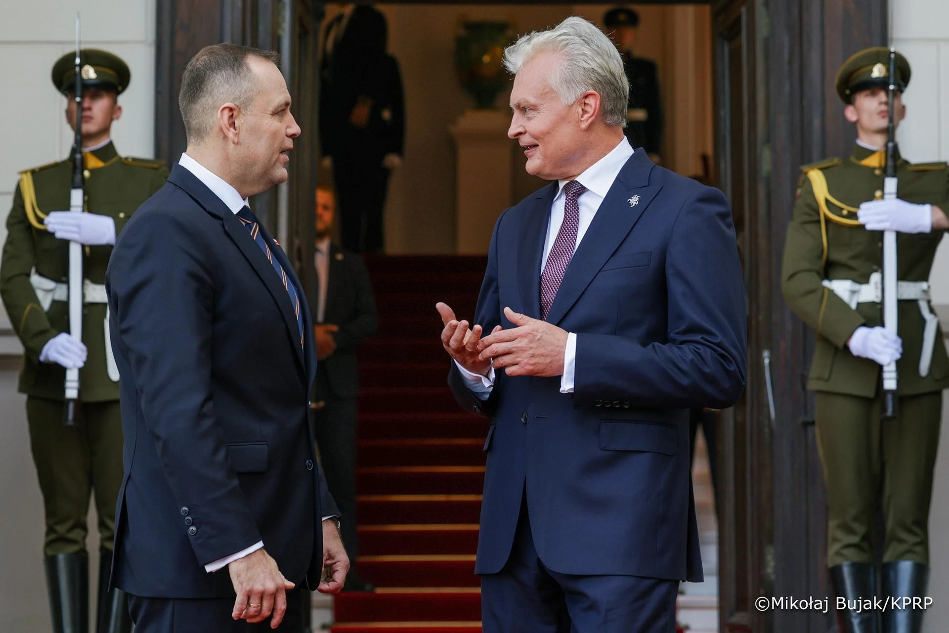 Mamy zdjęcia Prezydent Nawrocki z wizytą na Litwie. Padły znaczące słowa o Trumpie