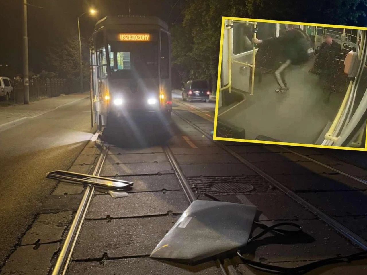 Wandalizm Nastolatkowie zdemolowali tramwaj. Gdy stali się 