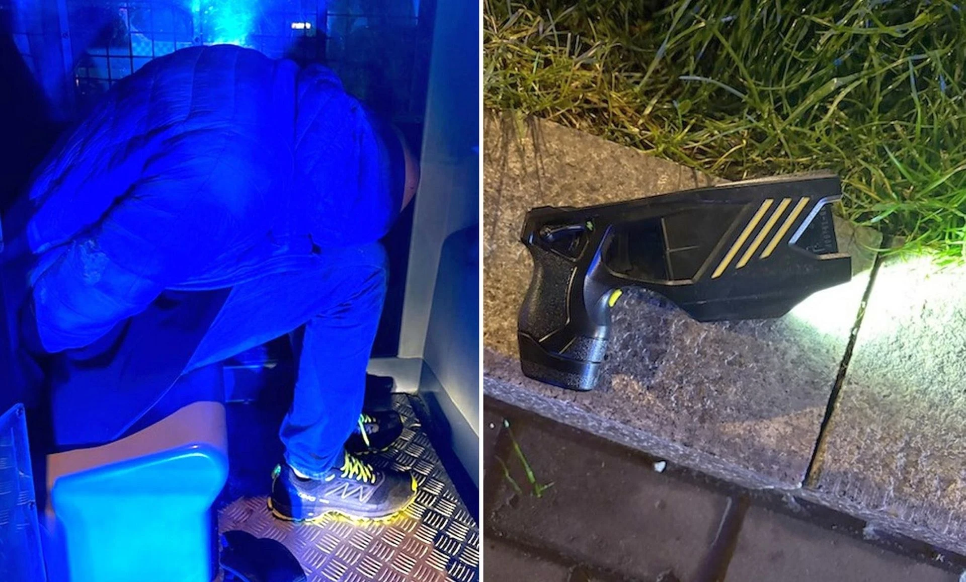 Dostali za swoje Warszawskie osiłki udawały policjantów! Jeden wyciągnął sprzęt i rzucił się na straż…
