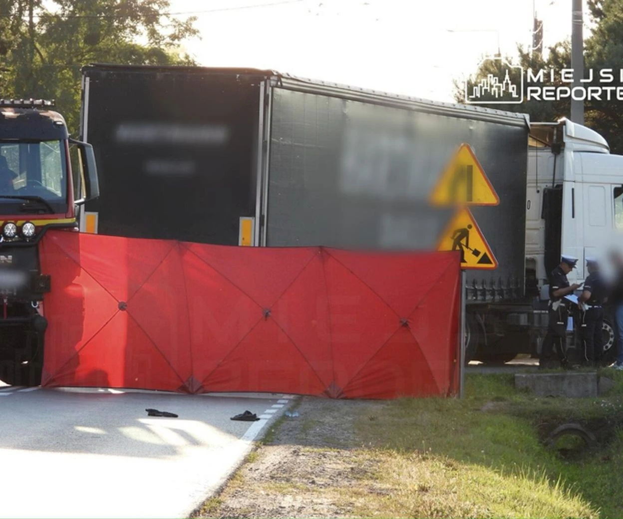Wstrząsające! Koszmar w Nasielsku. Wpadł pod ciężarówkę. Pieszy nie miał żadnych szans