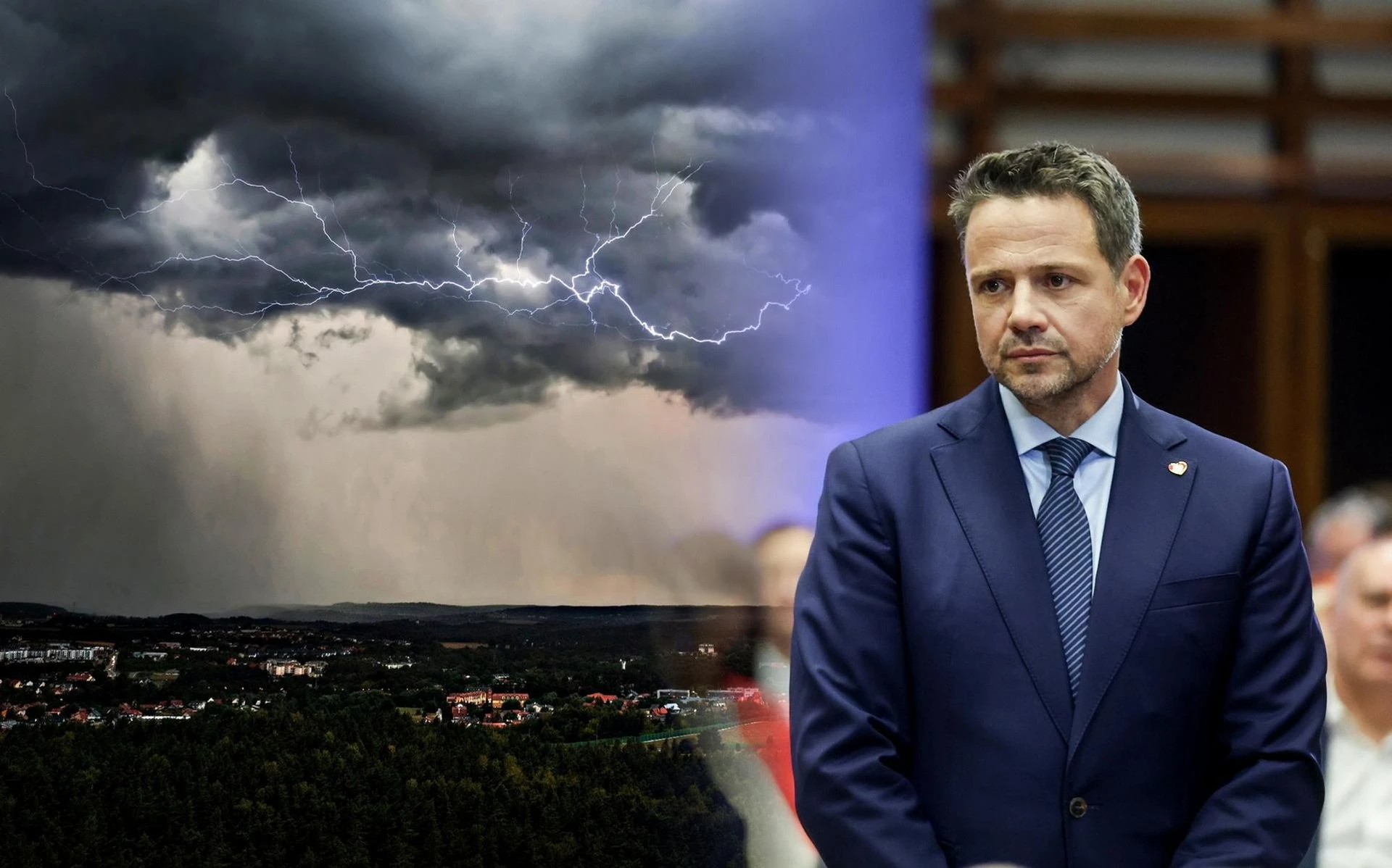 Potężny niż nad Mazowszem Rafał Trzaskowski z ważnym apelem. „Kluczowe kilkanaście godzin”