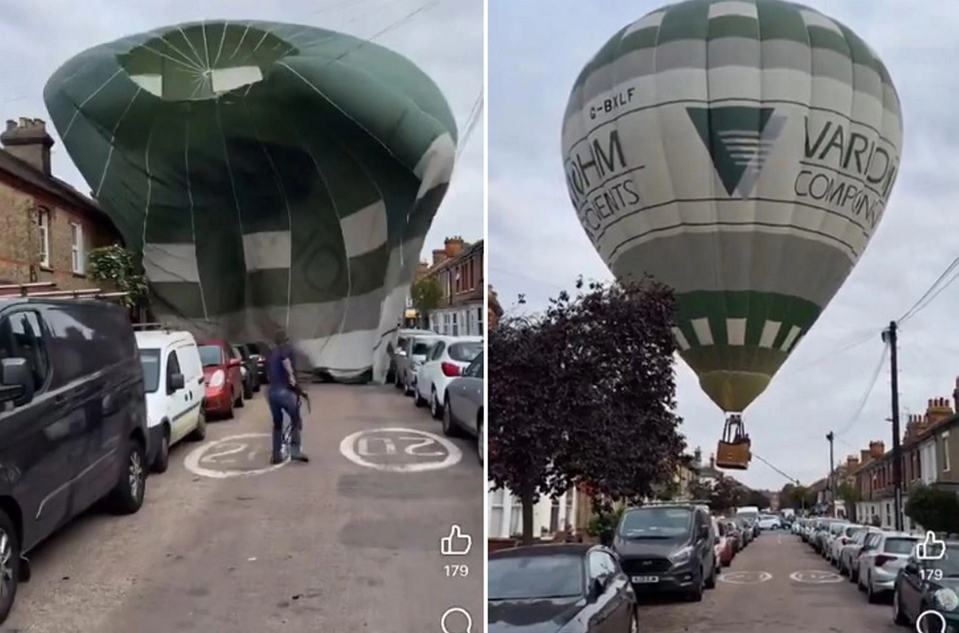 Zobacz wideo O włos od katastrofy balonu! Wideo pokazało lądowanie awaryjne