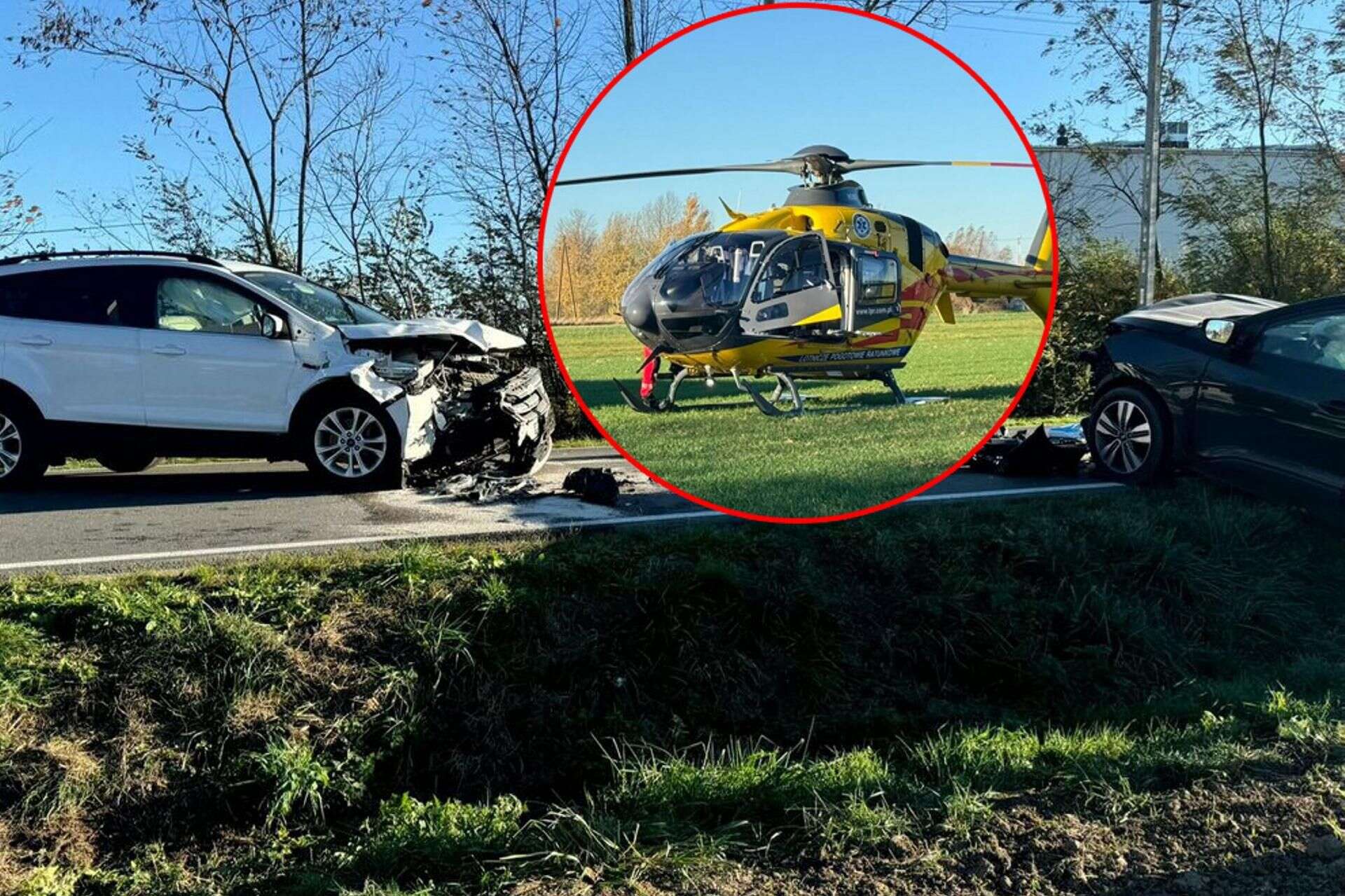 Policja mówi, co się stało 1,5-roczne dziecko zabrał śmigłowiec LPR! Potężne zderzenie. Kilka osób rannych w wy…