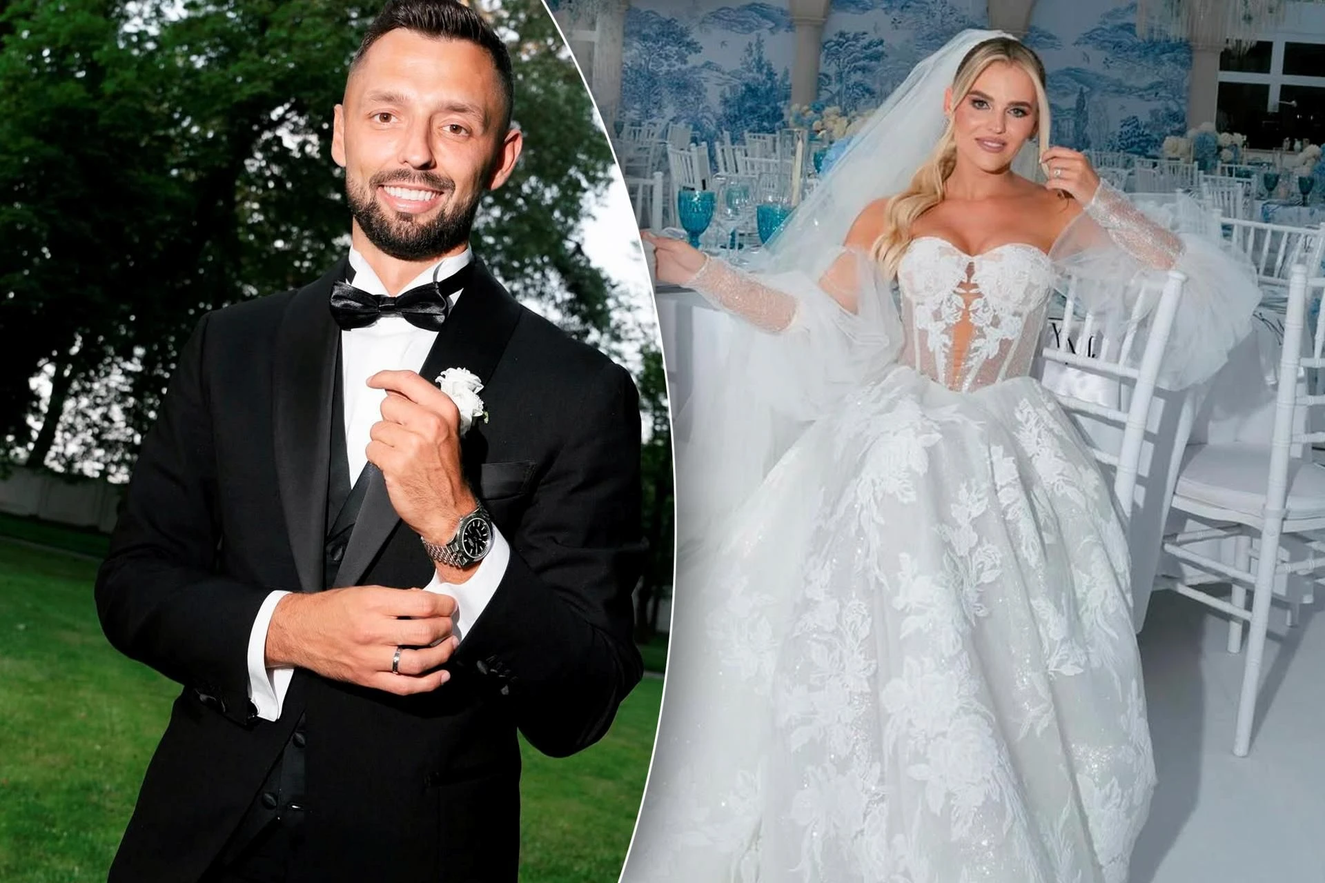 Niezapomniane chwile kadrowicza Wyjątkowy dzień w życiu Mateusza Wieteski i pięknej Klaudii! To był ślub jak z bajki!