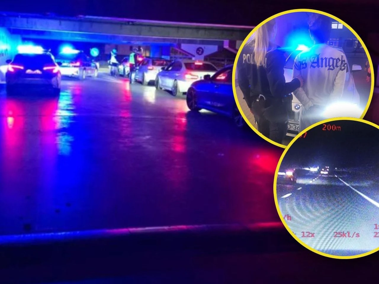 Policjanci w akcji Udaremnili zorganizowanie nielegalnych wyścigów. Nocna akcja policji w Trójmieście