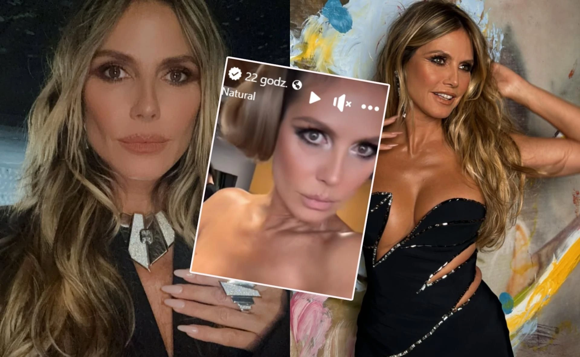 Alez ona wygląda! Niemal goła Heidi Klum! 52-letnia gwiazda zasłoniła się jedynie dłonią