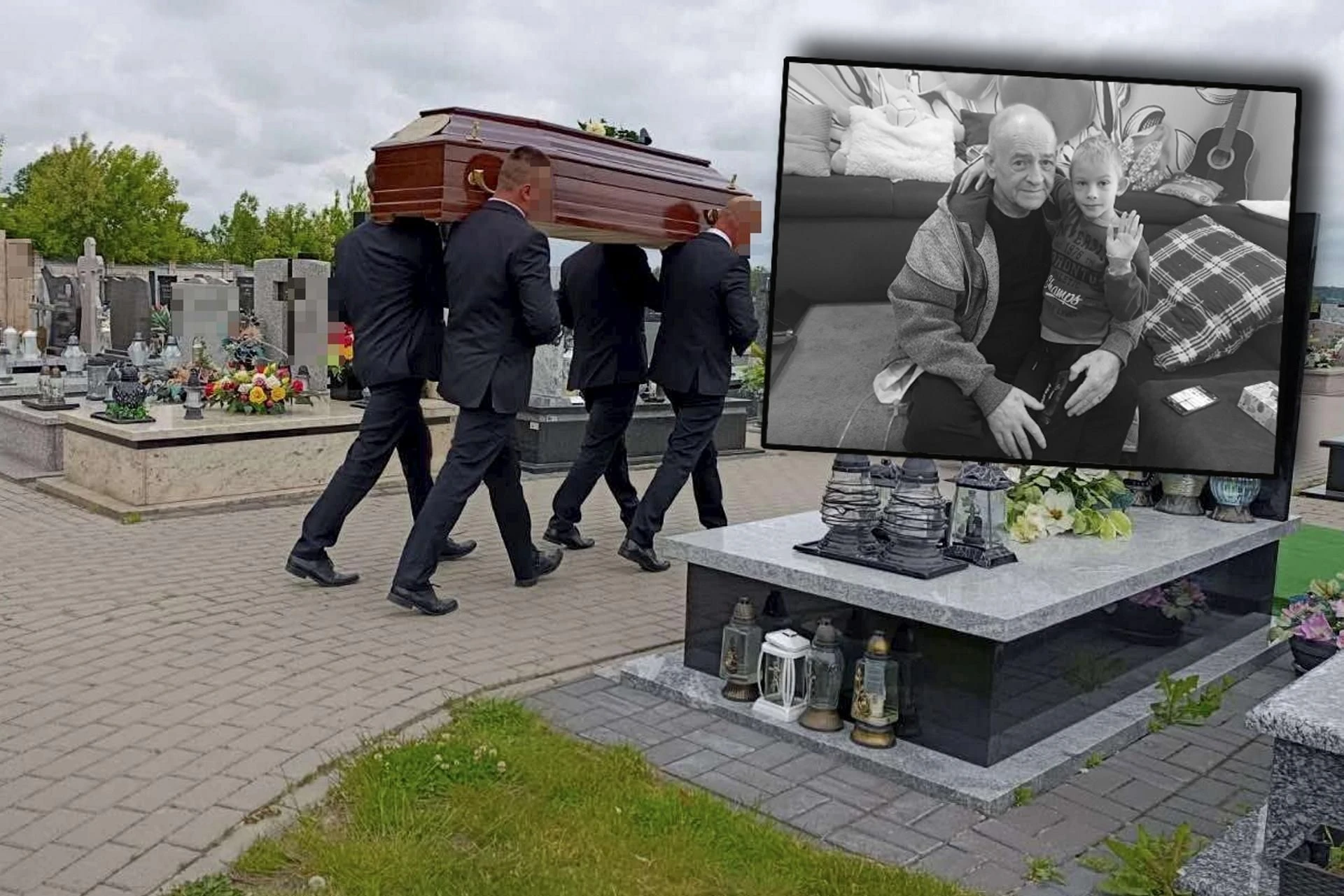 OSTATNIE POŻEGNANIE Pogrzeb pana Mikołaja z Siedlec. Do końca szukał rodziny dla 9-letniego syna. 