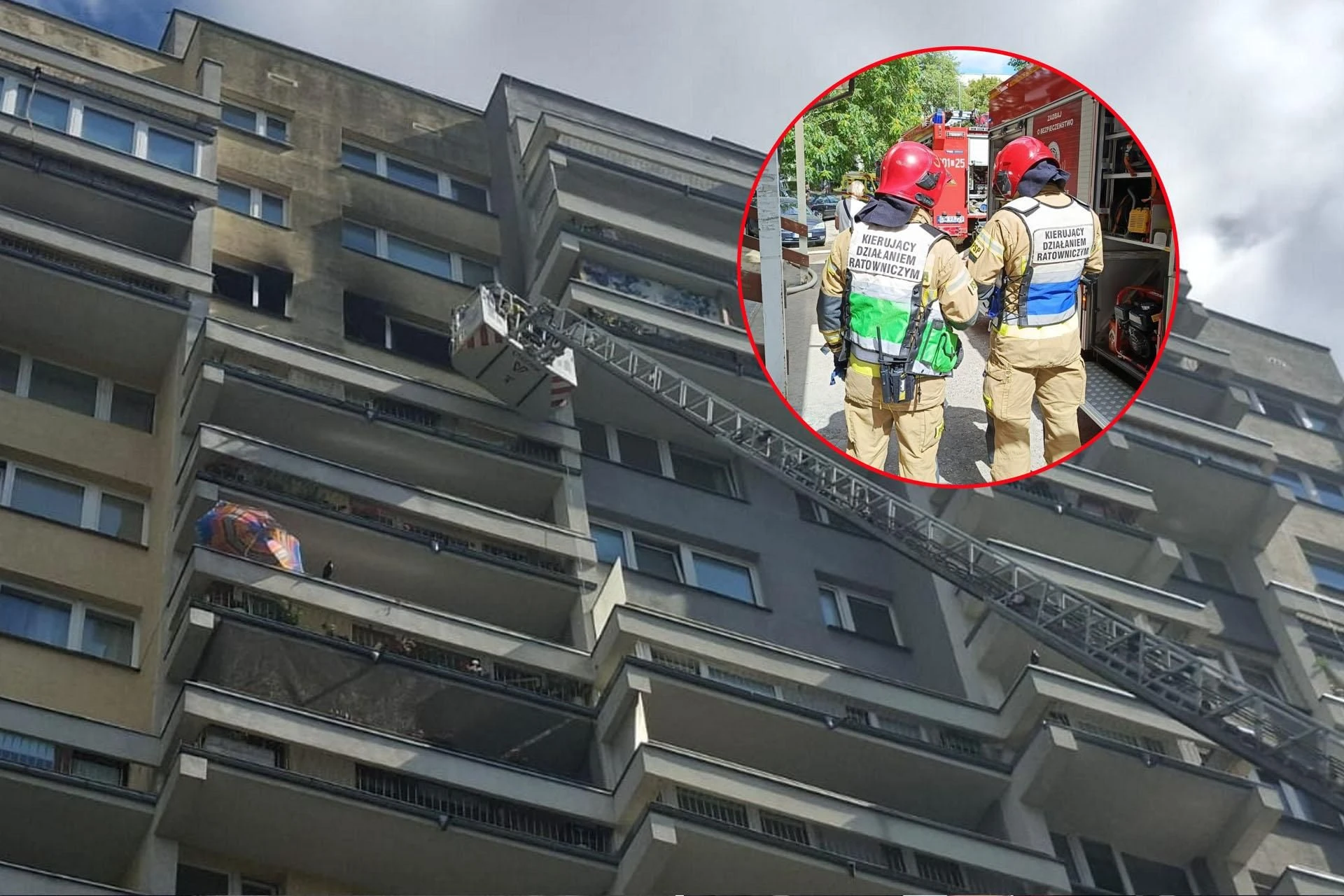 Taki widok zastały służby Kobieta spłonęła w wieżowcu! Służby nie wykluczają, że doszło do zbrodni