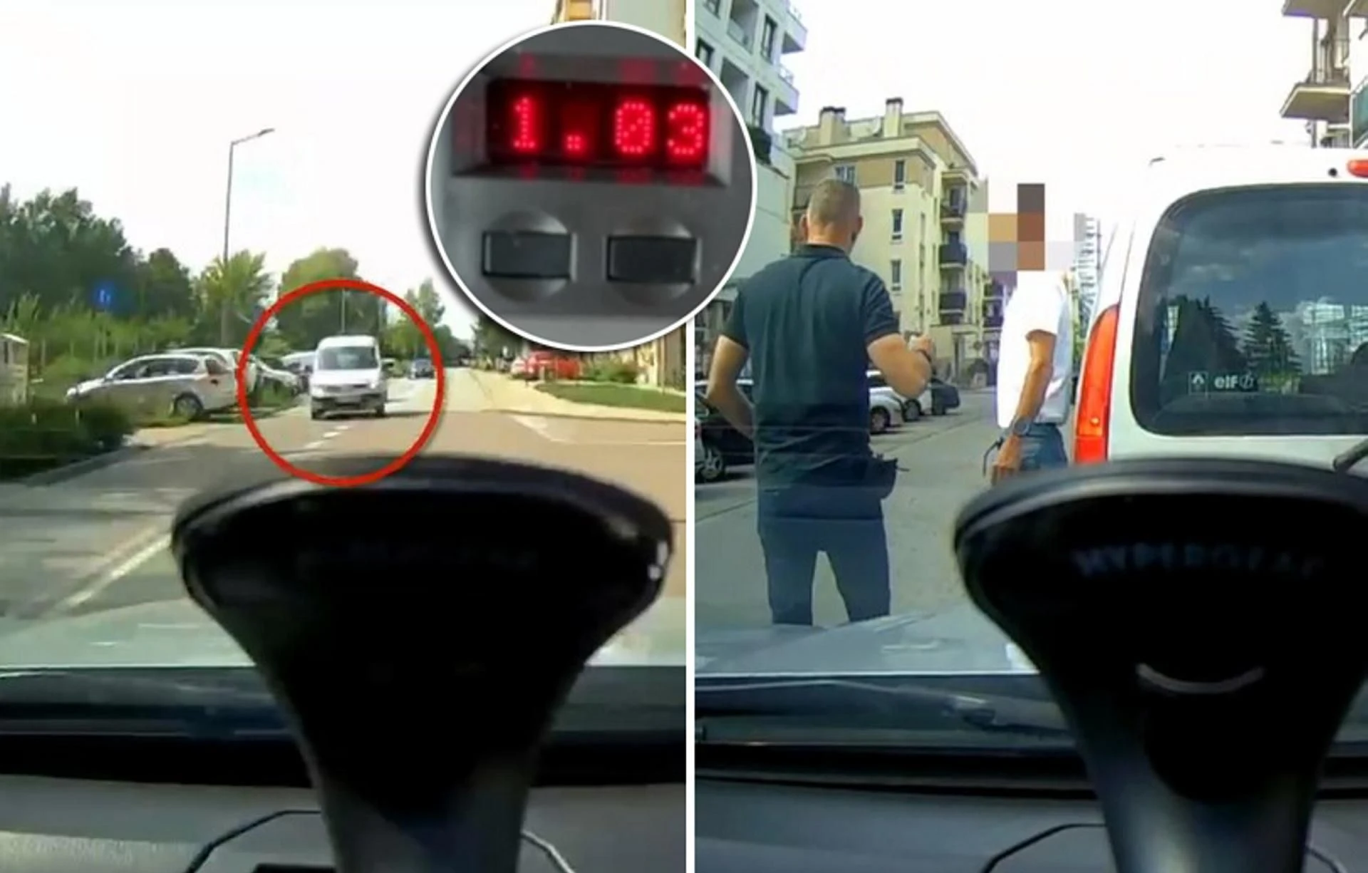 DRAMAT Policja pokazała wstrząsające nagranie. Szokujące, co zrobił ten kierowca!