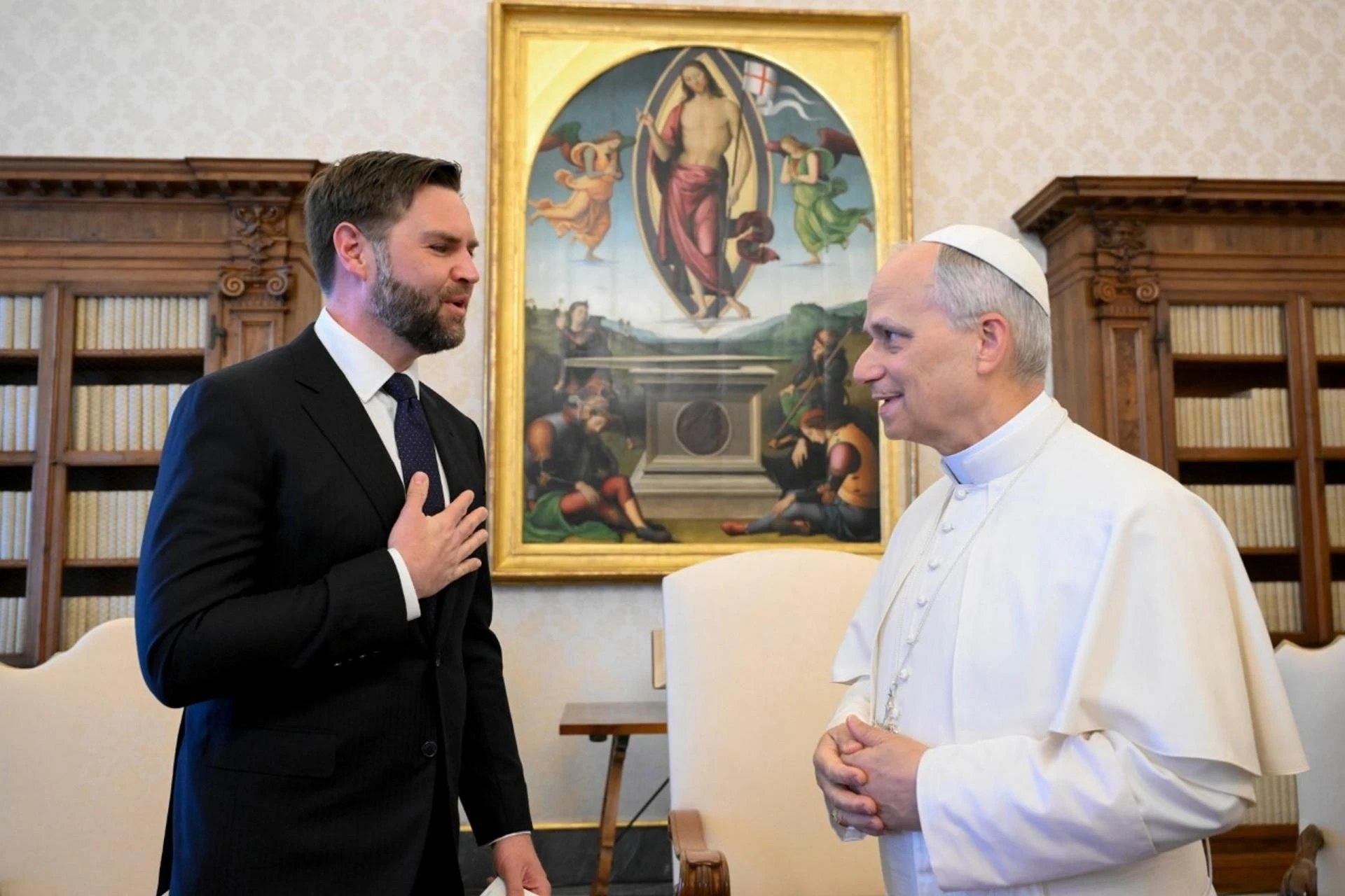 Watykan Papież Leon XIV spotkał się z wiceprezydentem USA J.D. Vance’em
